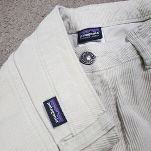 Patagonia Women's Corduroy Pants 30 Beige Organic Cotton Fitted Preppy Outdoor